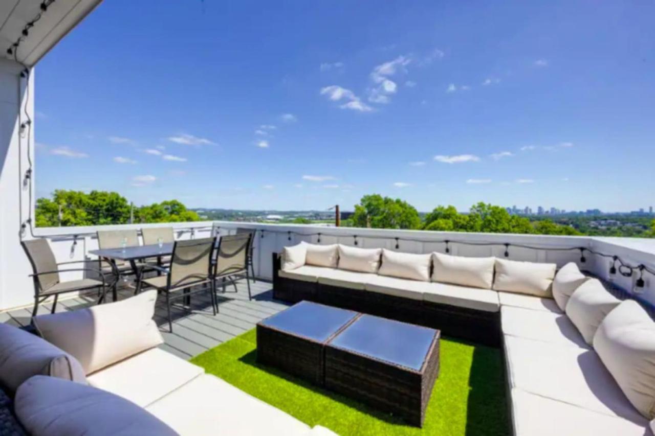 Luxury Four-Story Home With Rooftop Views, 10Min To Downtown! Sleeps 12! Nashville Exterior photo